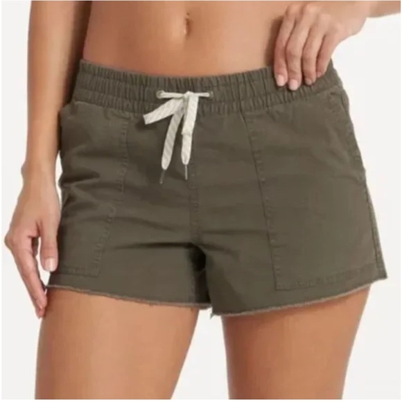 Vuori Pants - Vuori Vintage Ripstop Shorts Womens Size M Oregano Outdoor Hiking Pull On